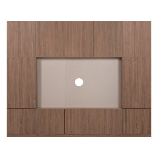 Woood Build Wandkast Combinatie 268 Cm Eiken Decor Bruin [FSC]