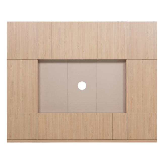 Woood Build Wandkast Combinatie 268 Cm Eiken Decor Naturel [FSC]