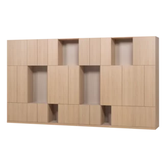 Woood Build Wandkast Combinatie 376 Cm Eiken Decor Naturel [FSC]