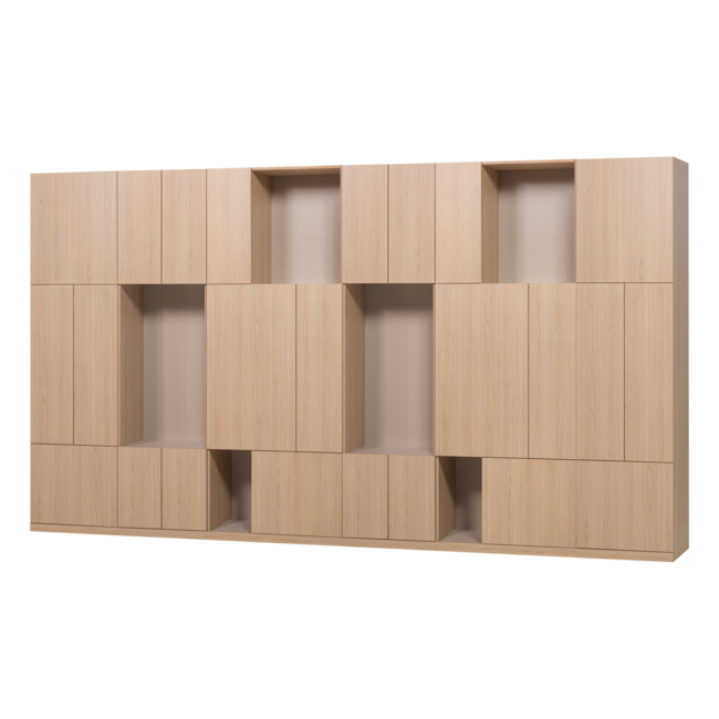 Woood Build Wandkast Combinatie 376 Cm Eiken Decor Naturel [FSC]