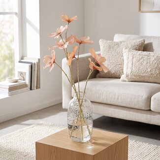 Countryfield Kunstbloem Sparkly Cornus S roze / perzik