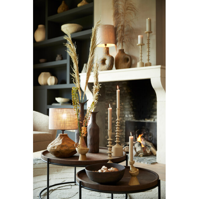 Light en Living Lampvoet MARZOKA 29x29 cm bruin