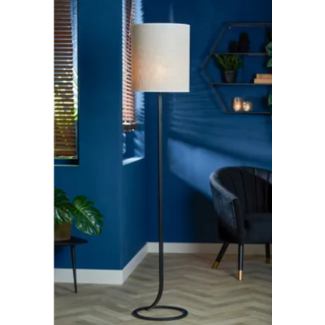 Light en Living Vloerlamp MAVEY Zwart Ø36x138 cm