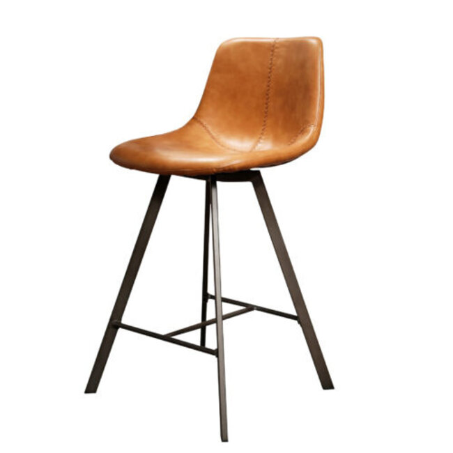 WoonStijl Barstoel zig-zag  bruin