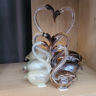 Light en Living Ornament 17x9,5x29 cm SWAN glas crème