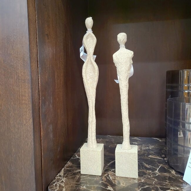 Light en Living Ornament 5x5x37,5 cm TAROPA zand