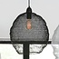 Light en Living Hanglamp NOLA gaas glans zwart Ø18x20 cm van Light & Living