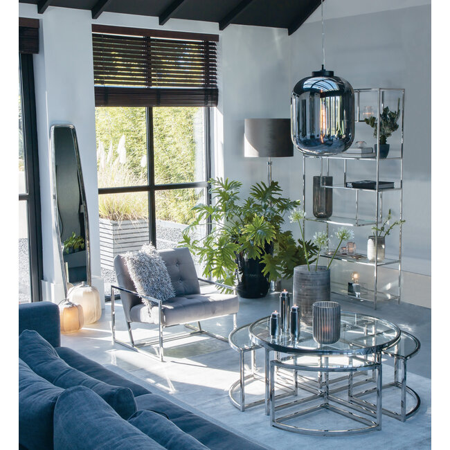 Light en Living Hanglamp JULIA Glas Smoke van Light & Living