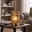 Light en Living Tafellamp LEOPARD Glas Lichtgrijs klein - Stijlvolle Glazen Verlichting