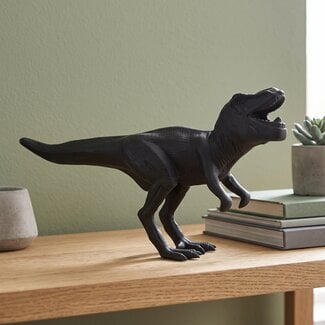 Light en Living Ornament T­-REX Zwart groot