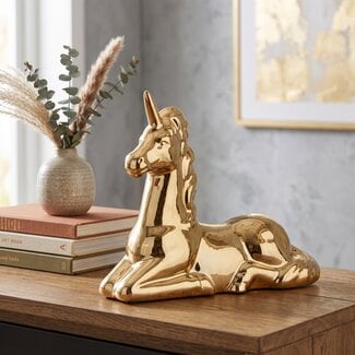 Richmond Interiors  Unicorn Deco Object Goud