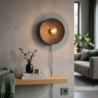 By Boo Wandlamp Horus Small - Zwart