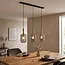 Light en Living Hanglamp LEKAR 3L 100cm Antiek Brons