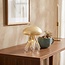 Light en Living Ornament Ø9x12 cm JELLY van mat goudkleurig glas