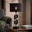 Light en Living Lampvoet Ø15x42 cm CIRCULUM mat zwart van Light & Living