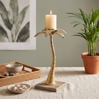 Light en Living Gouden Kandelaar TAXA Ø25x45,5 cm