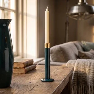 Countryfield Kandelaar pilaar Madras blauwgroen