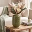 Light en Living Vaas deco Ø18x30 cm CHOW groen/wit-goud