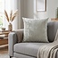 Light en Living Sierkussen BOCANDA 45x45 cm - Zilver of Taupe met Croco-look