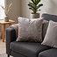 Light en Living Sierkussen BOCANDA 45x45 cm - Zilver of Taupe met Croco-look