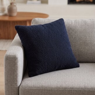 Light en Living Kussen 45x45 cm TEDDY donker blauw