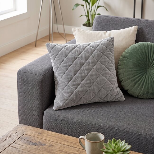 Unique Living Kussen Jinty 45x45cm - Diverse kleuren