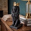 Parlane Ornament Lion KING zwart/goud - Stoer woonaccessoire