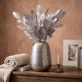 Parlane Ornament Pauwenveer Platinum 76 cm