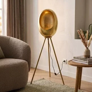 Countryfield Vloerlamp Eggy Goud