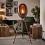 Countryfield Industriële Vloerlamp E27 Eggy in Antiek Koper