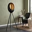 Countryfield Vloerlamp E27 Eggy Zwart/Goud