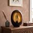 Countryfield Tafellamp E27 Eggy Zwart/Goud Groot