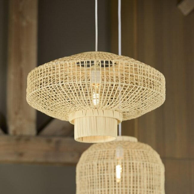 Light en Living Hanglamp Ø60x33,5 cm PALDOR rotan naturel