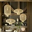 Light en Living Hanglamp Ø60x33,5 cm PALDOR rotan naturel