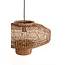 Light en Living Hanglamp Ø60x33,5 cm PALDOR rotan bruin