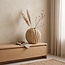 Light en Living Vaas deco 41x20x42 cm PODURI keramiek licht bruin