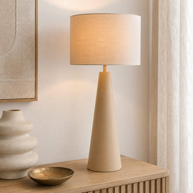 Light en Living Lampvoet Ø16x46 cm BELODI zand