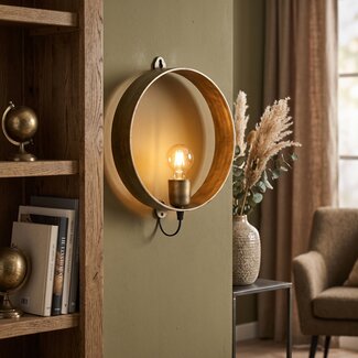 Countryfield Wandlamp E27 Largo M messing