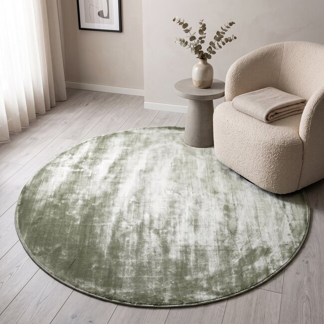 By Boo Carpet Muze round - green