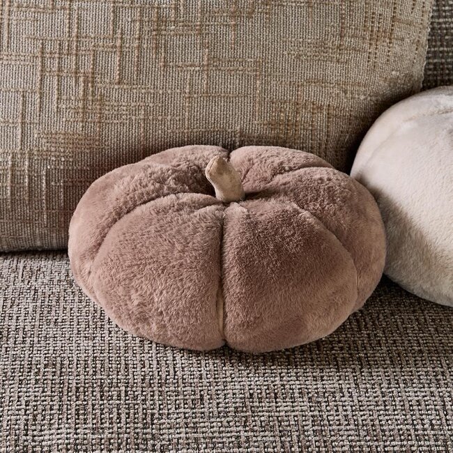Riviera Maison Pumpkin Faux Fur Box kussen S
