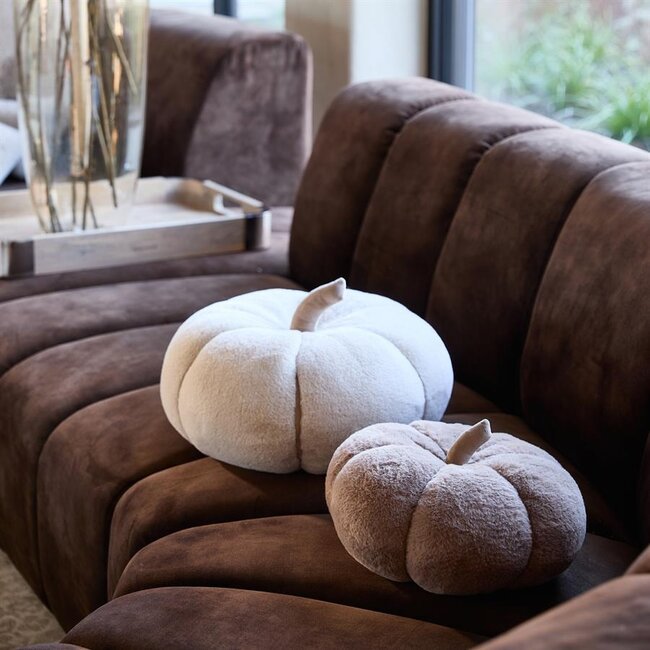Riviera Maison Pumpkin Faux Fur Box kussen S