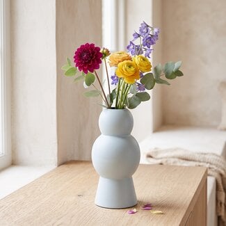 By Boo Vaas Bold - licht blauw