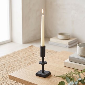 Light en Living Kandelaar KABIRA Mat Zwart 17 cm