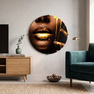 Countryfield Schilderij Chanel L zwart/goud