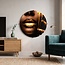 Countryfield Schilderij Chanel L zwart/goud - Luxe Wanddecoratie