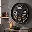 Thomas Kent Thomas Kent Klok Dorset Zwart Ø 60 cm - Industriële Wandklok