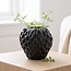 Light en Living Vaas Strawberry zwart - Unieke aardbeivormige vaas - 15x14,5x14,5 cm