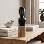 Light en Living Ornament LUMUNA hout naturel/zwart