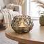 Light en Living Theelicht Ø12,5x8,5 cm HAVANA glas grijs