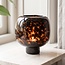 Light en Living Windlicht Ø16x17 cm ELIA glas  bruin-d.bruin